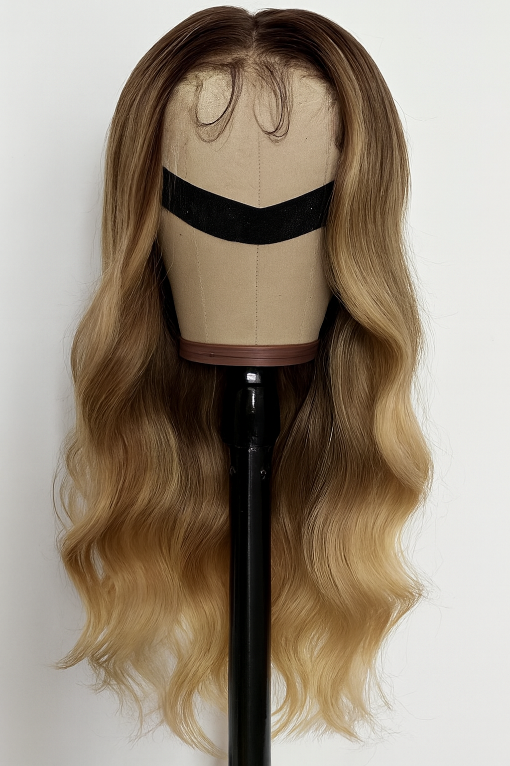 Zanele - 28-Inch Ombre Blond Human Blend