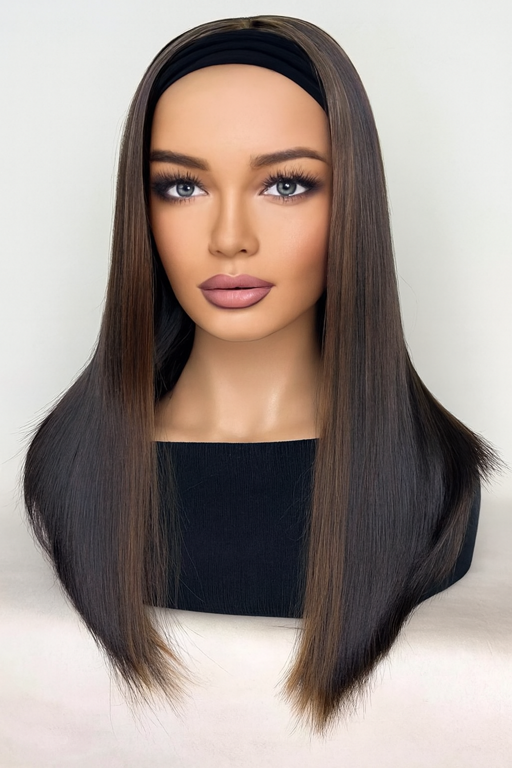 Mbali - 16-Inch Long Bob Human Blend