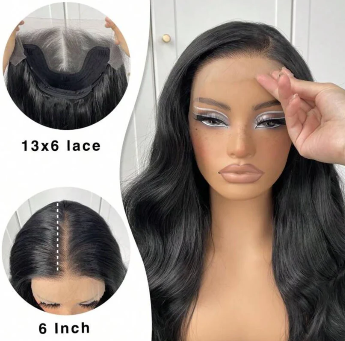 Luxury Bouncy Wig 13x6 Front Lace - Human Blend
